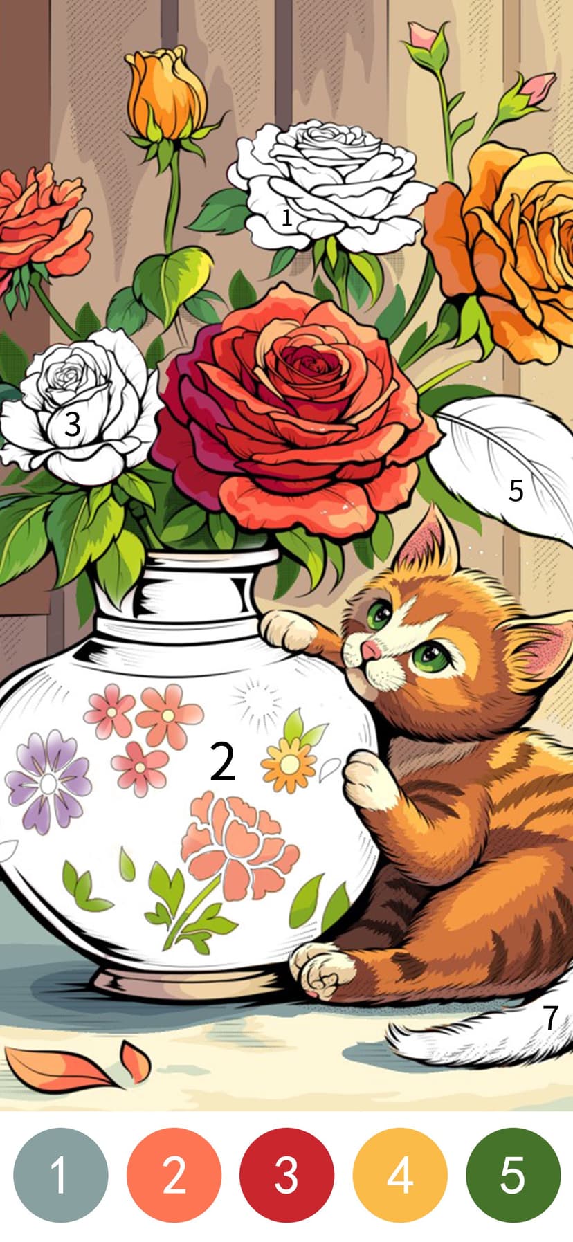 Vivid Color Paint By Number screenshot 4 - screenshot