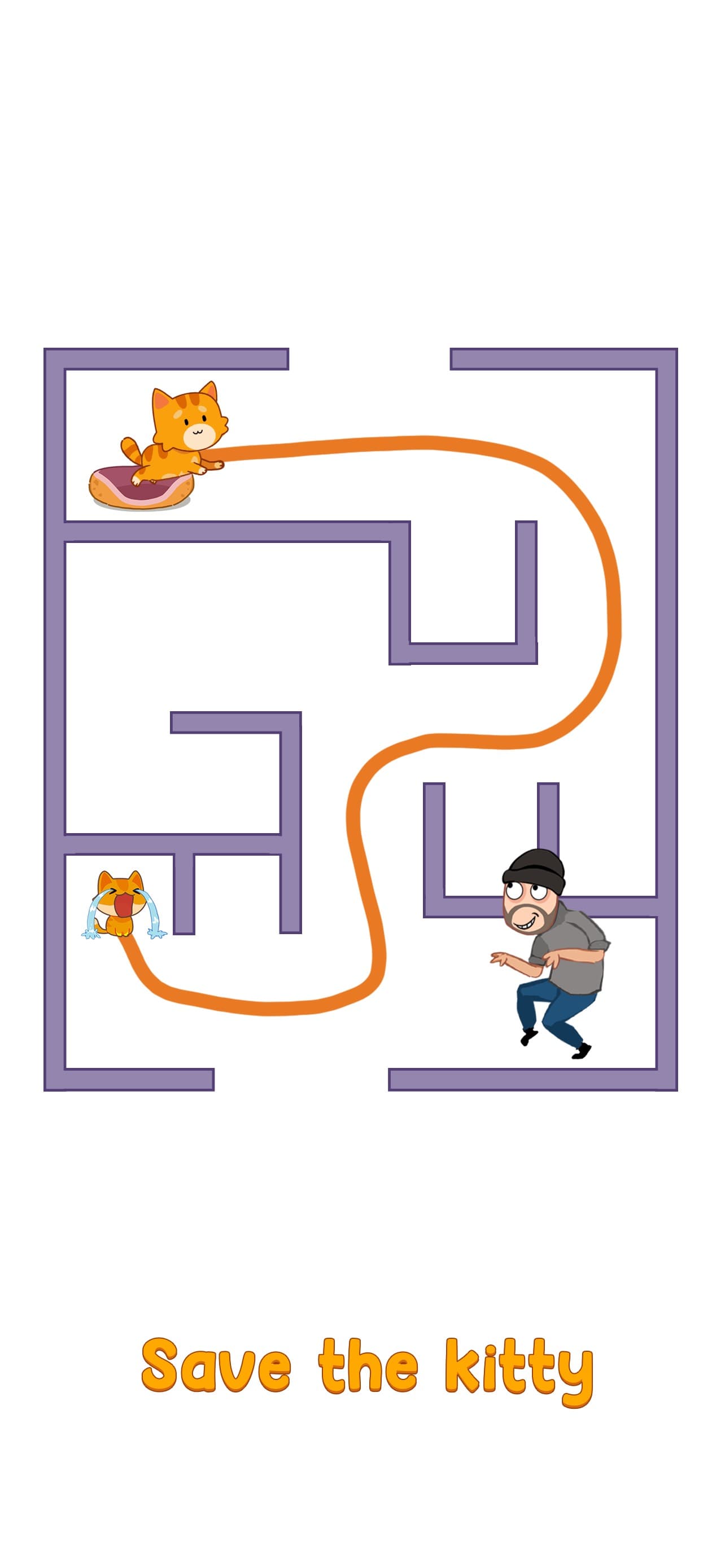 Cat Puzzle: Draw to Kitten screenshot 4 - screenshot