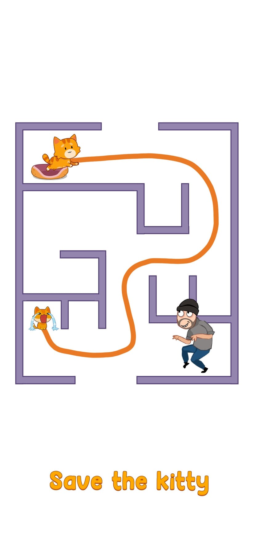 Cat Puzzle: Draw to Kitten screenshot 4 - screenshot