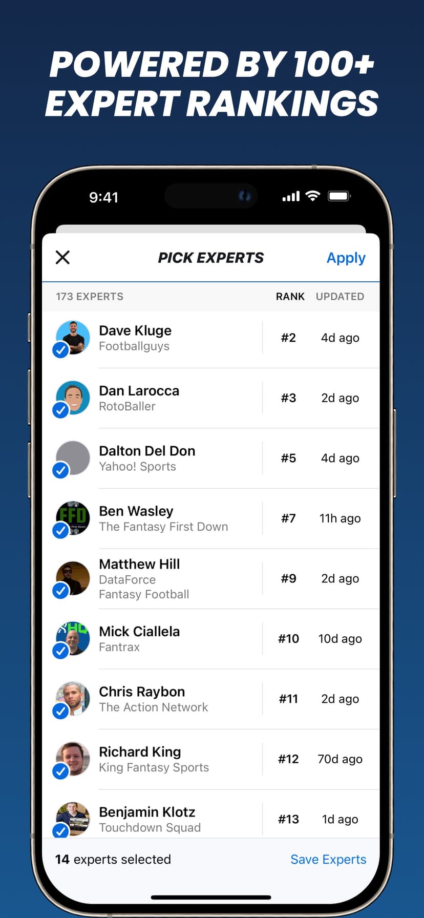 Fantasy Football Draft Wizard screenshot 5 - screenshot