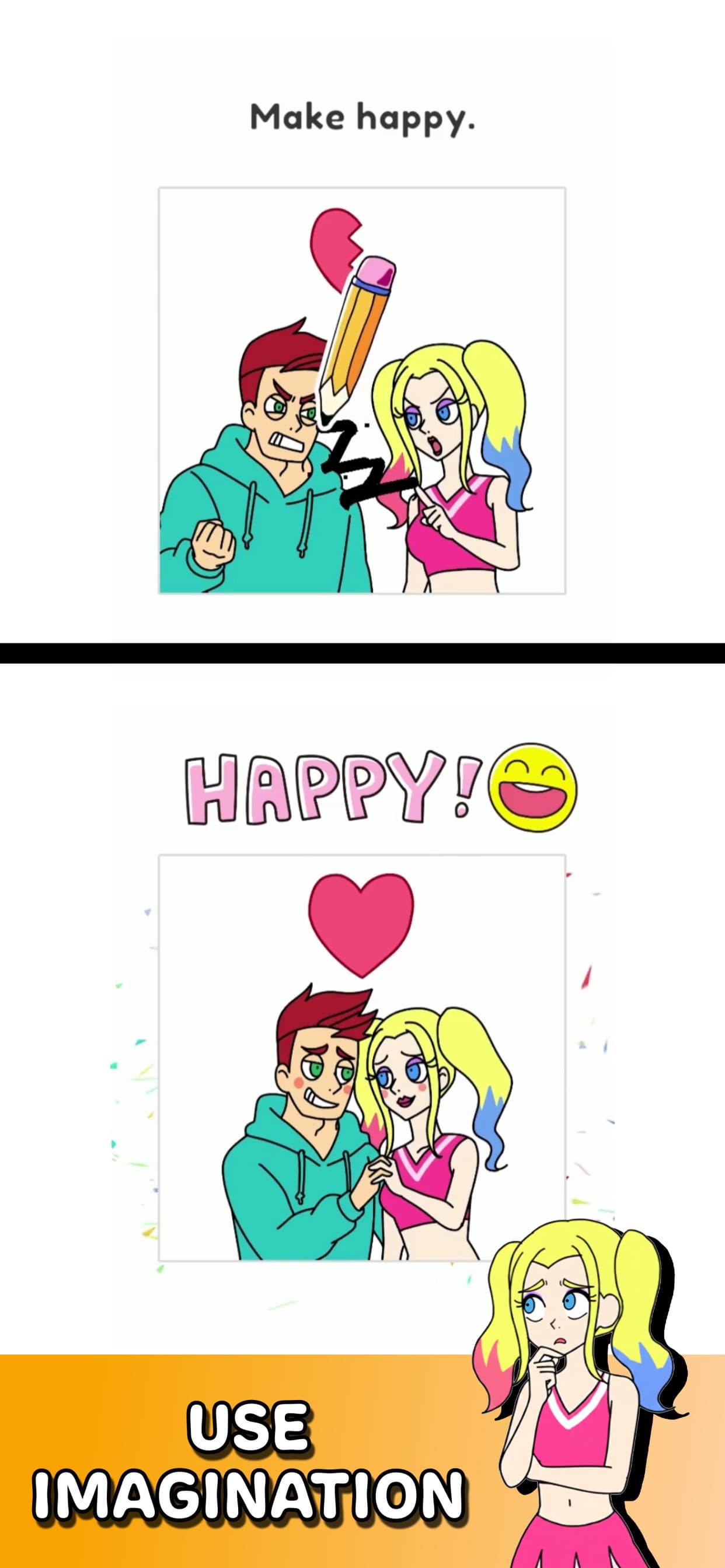 Draw Happy Queen - Smile Game screenshot 2 - screenshot
