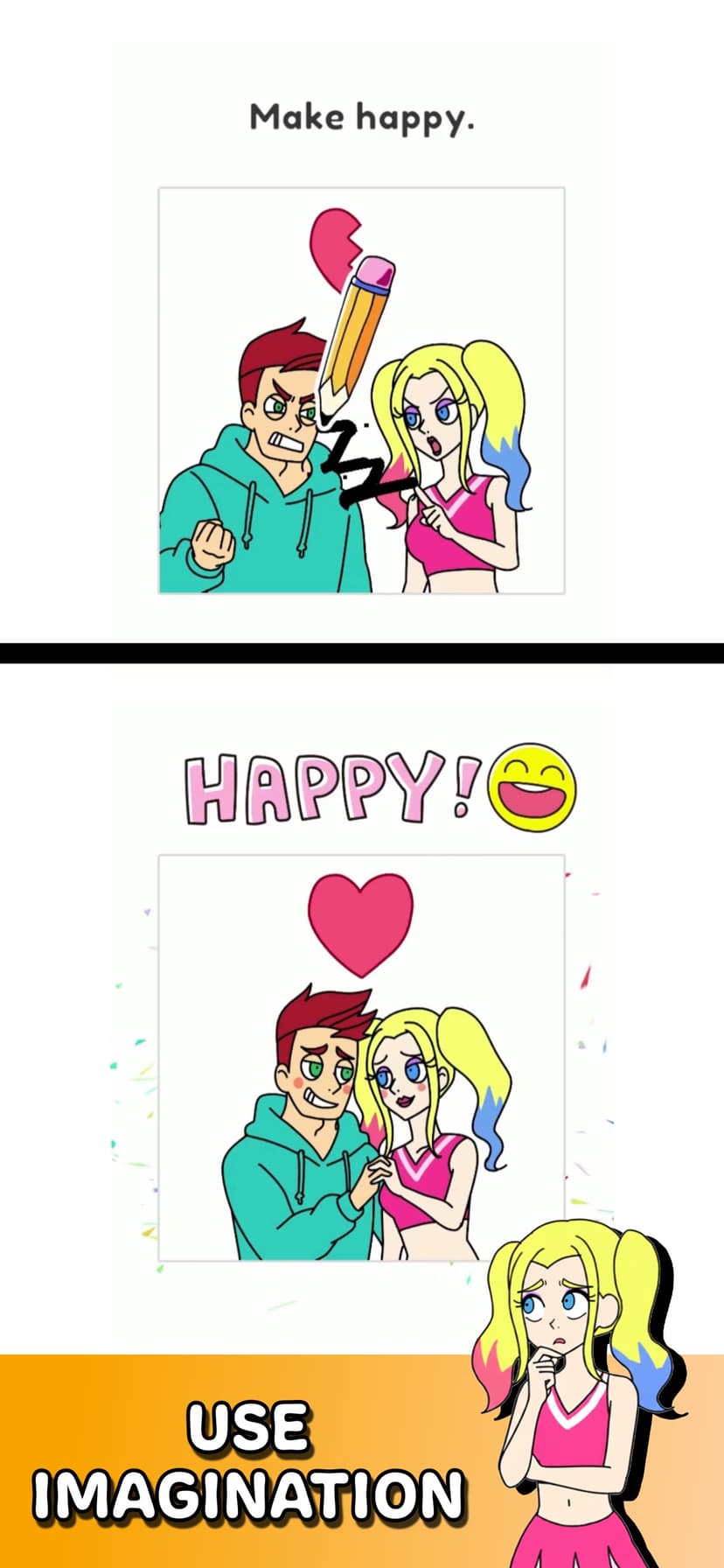 Draw Happy Queen - Smile Game screenshot 2 - screenshot