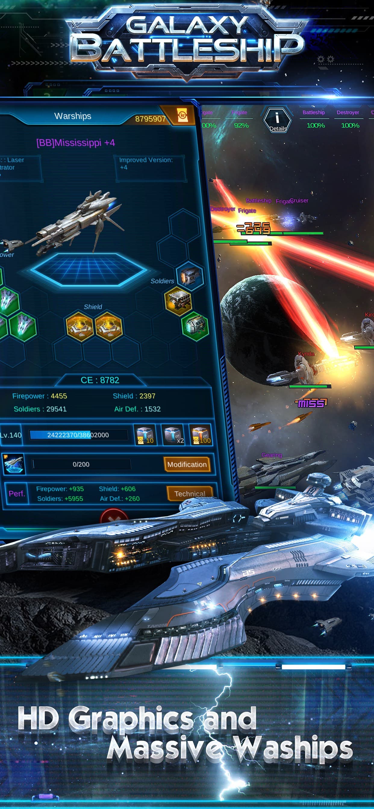 Galaxy Battleship: Conquer screenshot 3 - screenshot
