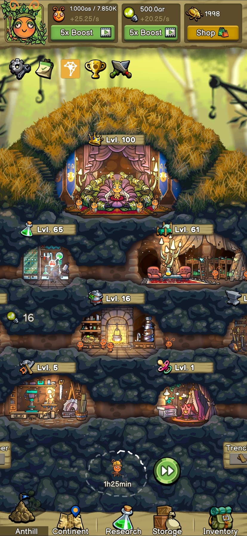 Idle Ant Colony - Sim Game screenshot 5 - screenshot