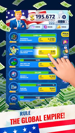 Trump's Empire: Idle game screenshot 3 - screenshot