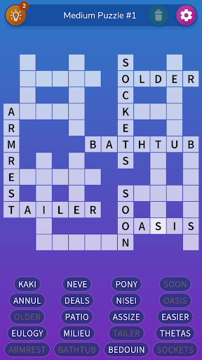 Fill-in Crosswords Unlimited screenshot 2 - screenshot