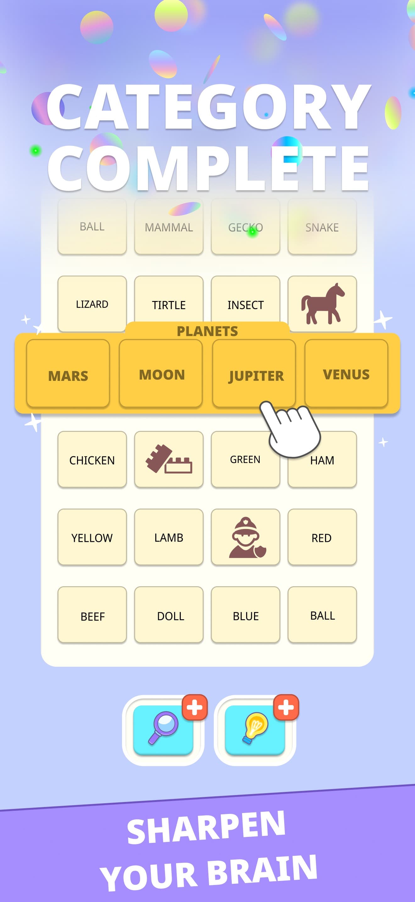 Word Merge: Categories screenshot 2 - screenshot