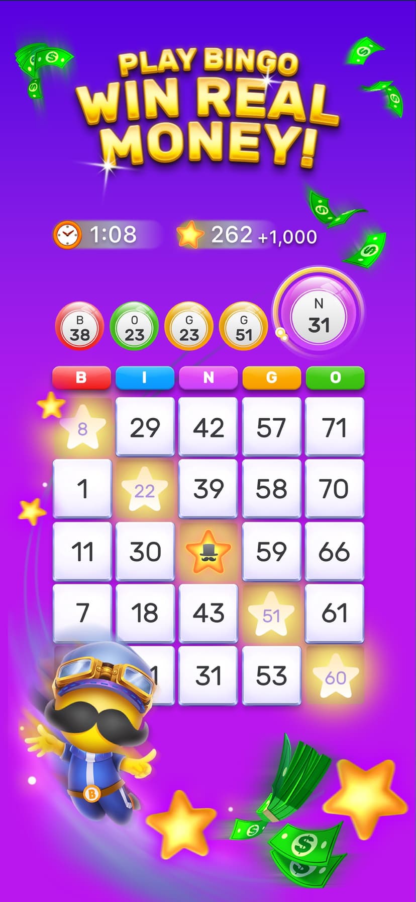 Bingo Stars - Win Real Money screenshot 1 - screenshot