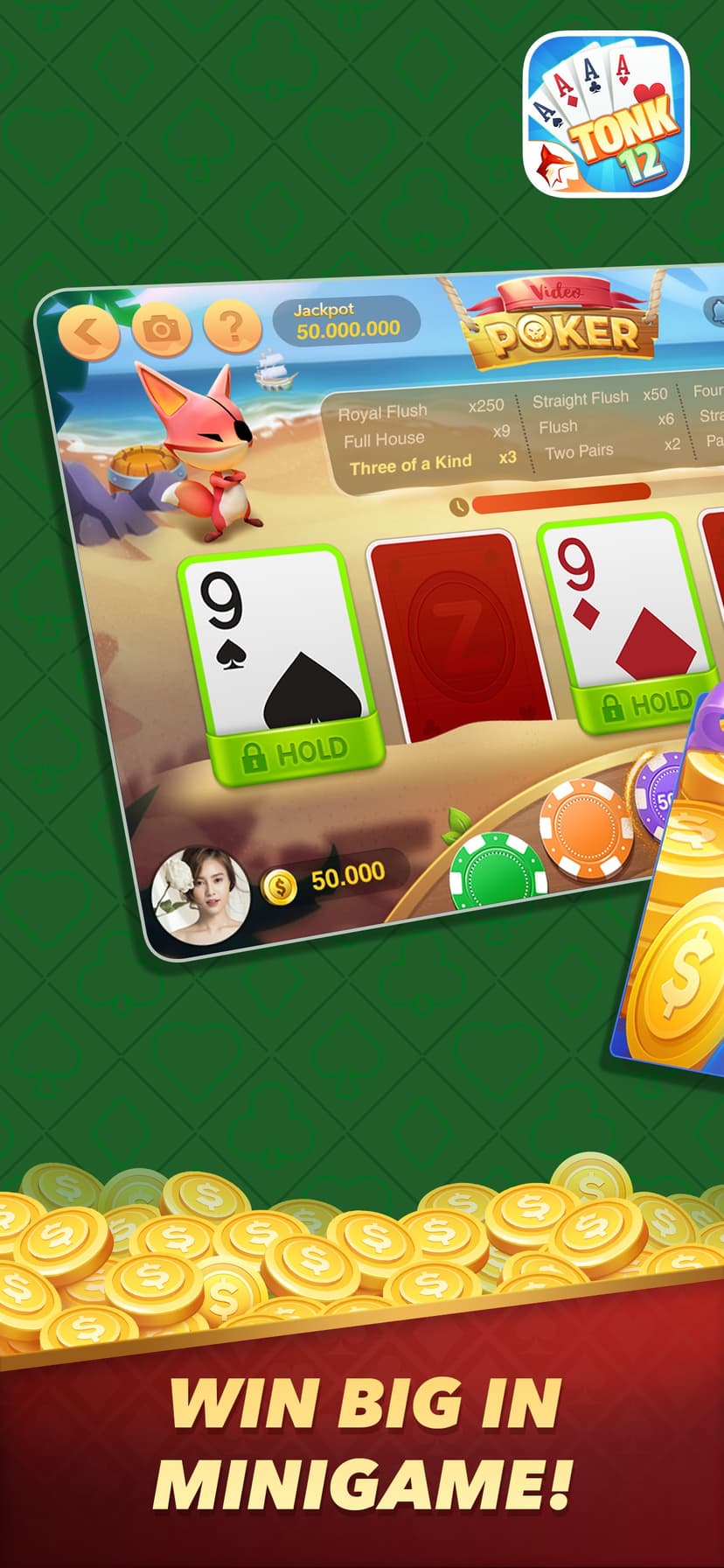 Tonk 12: Tunk Rummy ZingPlay screenshot 9 - screenshot
