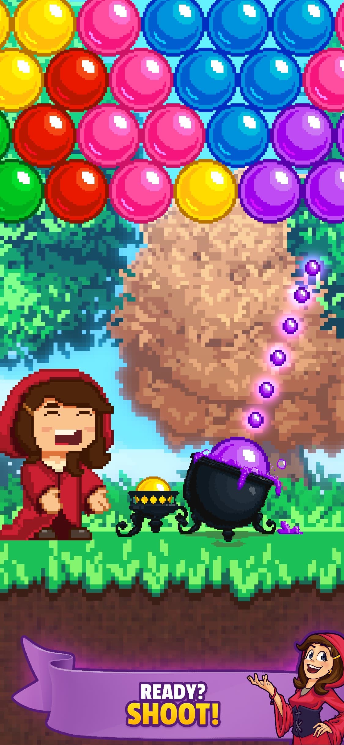Witch Game - Bubble Pop Origin screenshot 1 - screenshot