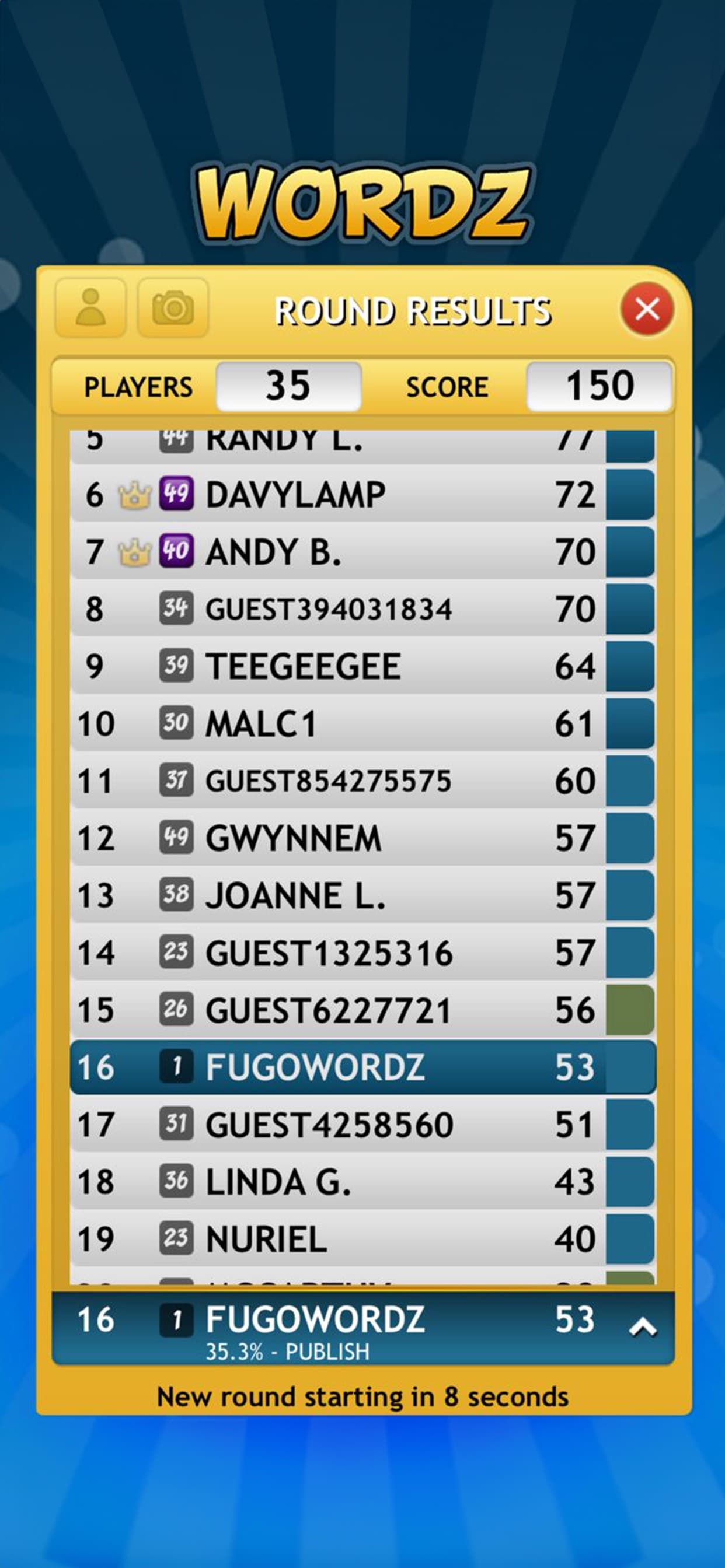 Wordz + screenshot 5 - screenshot