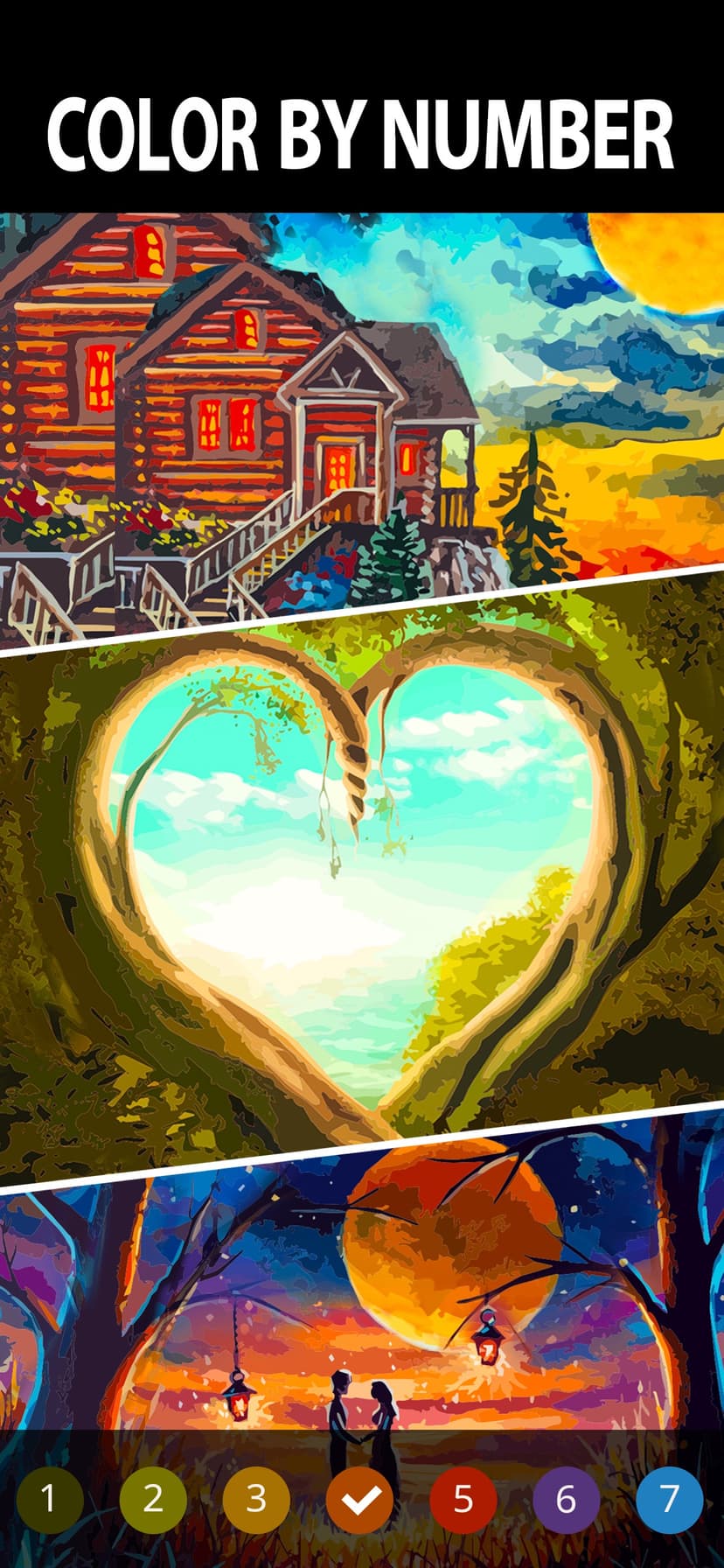 ColorPlanet® Oil Painting game screenshot 1 - screenshot
