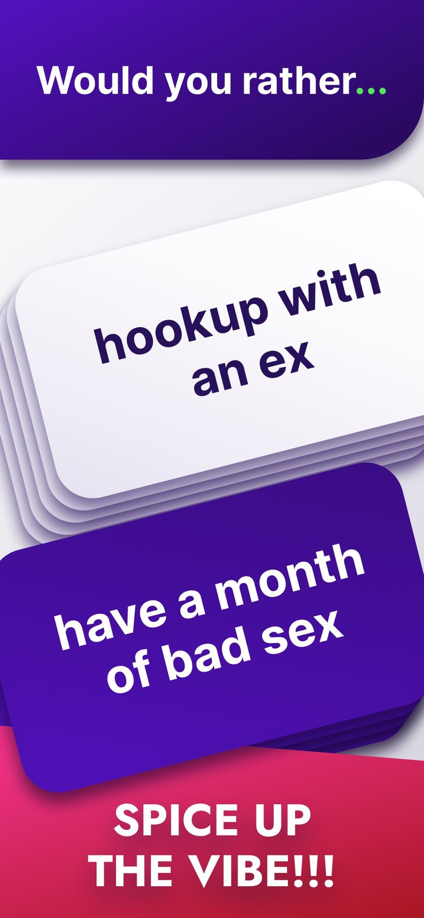 Would You Rather? Dirty Adult screenshot 1 - screenshot