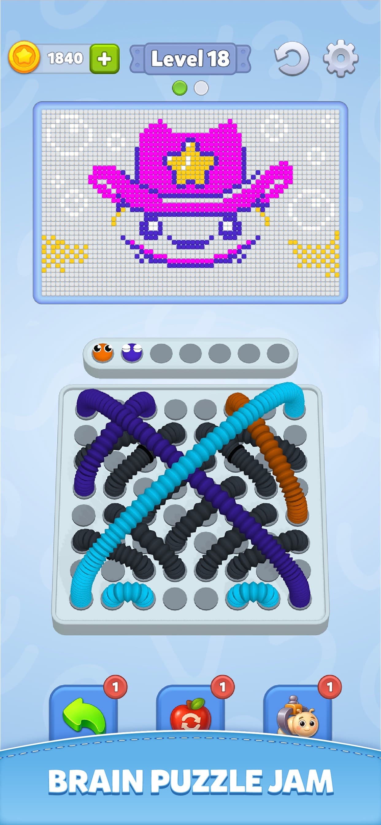 Wiggle Tangle - Thread Puzzle screenshot 1 - screenshot