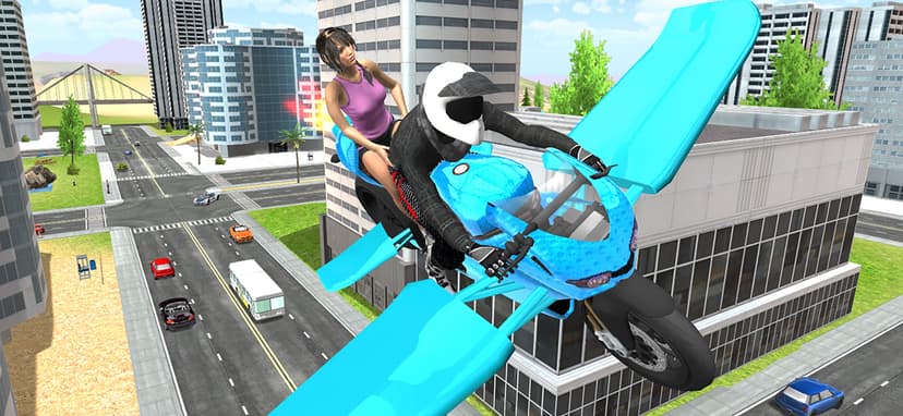 Flying Motorbike Simulator screenshot 7 - screenshot