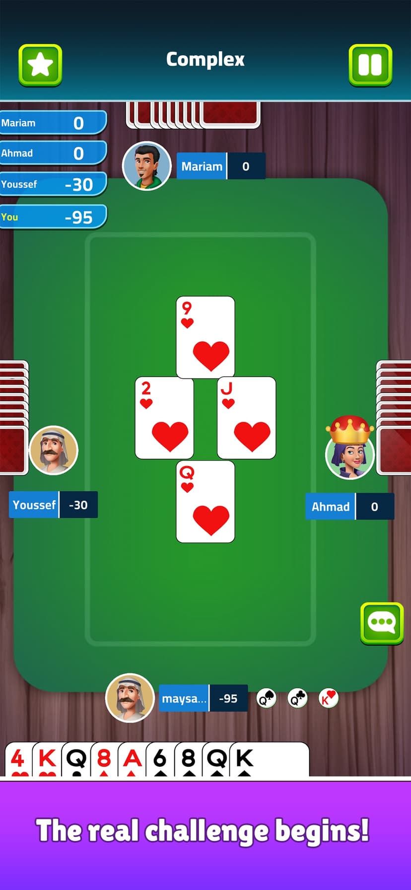 Trix Sheikh El Koba Card Game screenshot 1 - screenshot
