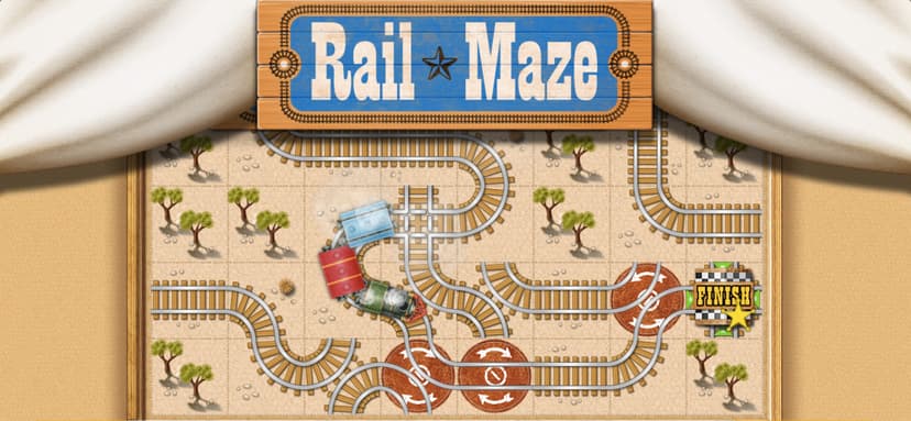 Rail Maze : Train Puzzler screenshot 1 - screenshot