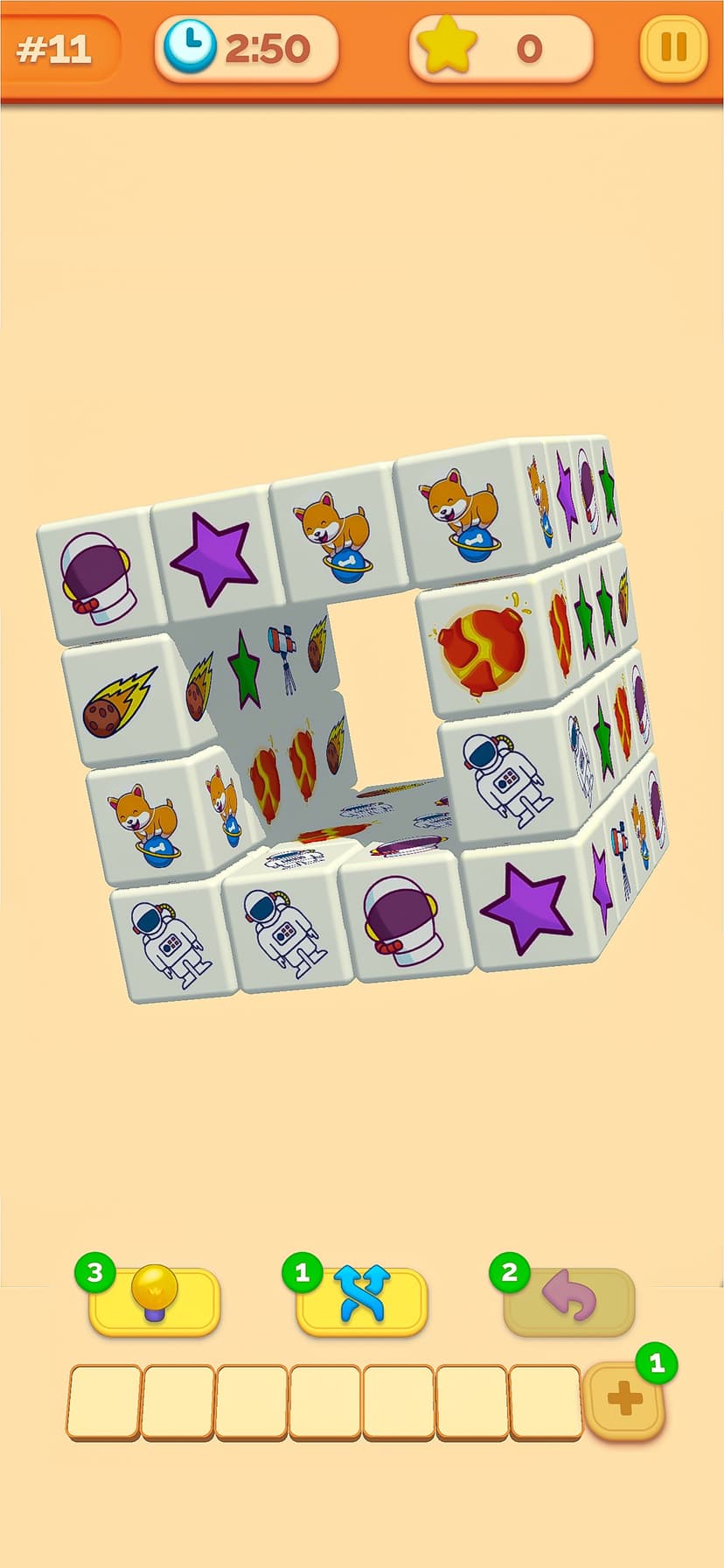 Cube Match 3D Tile Matching screenshot 5 - screenshot