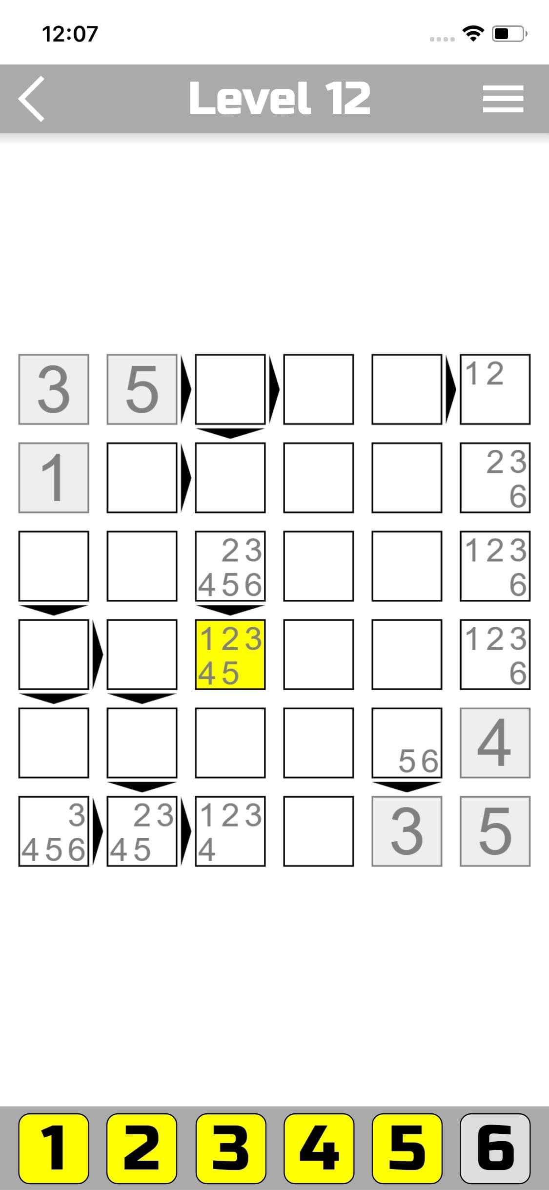 The Futoshiki screenshot 4 - screenshot