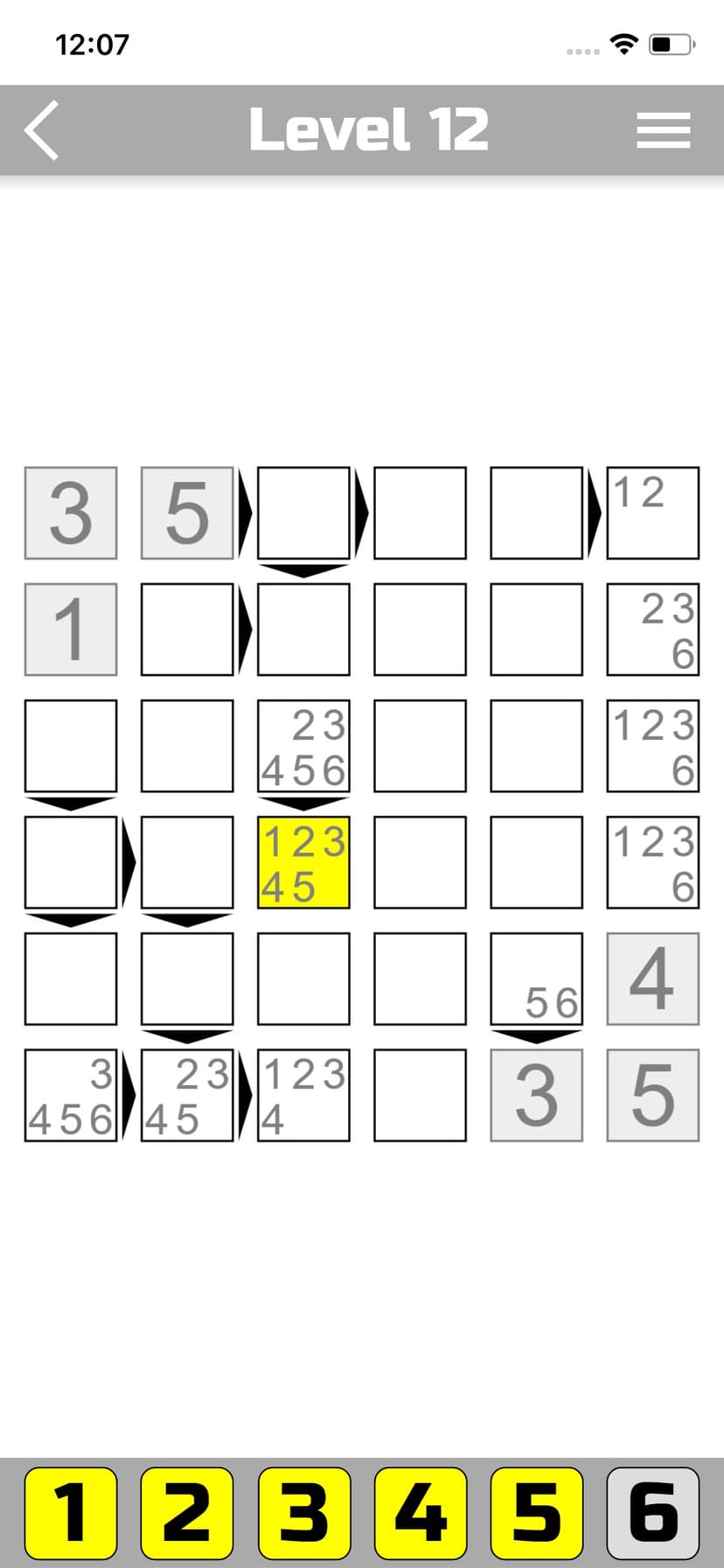 The Futoshiki screenshot 4 - screenshot