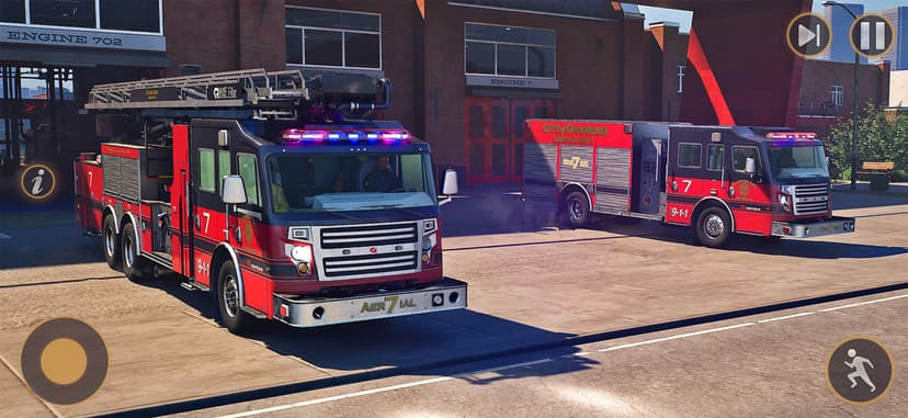Fire Truck Firefighting Rescue screenshot 1 - screenshot