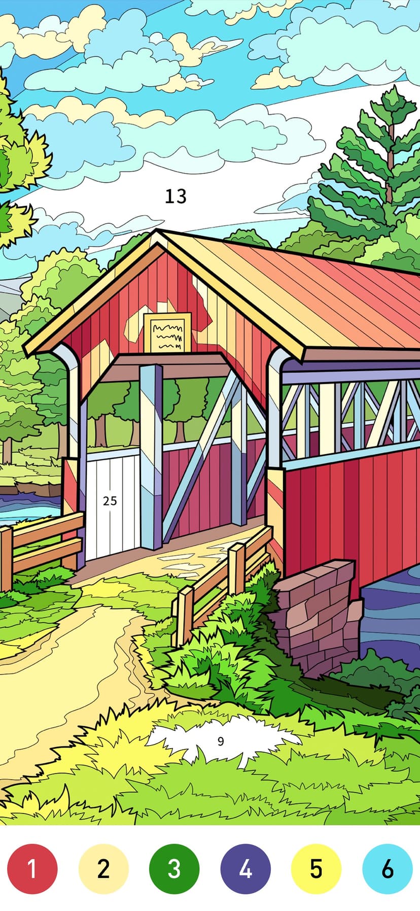 Nostalgia Color by number game screenshot 4 - screenshot