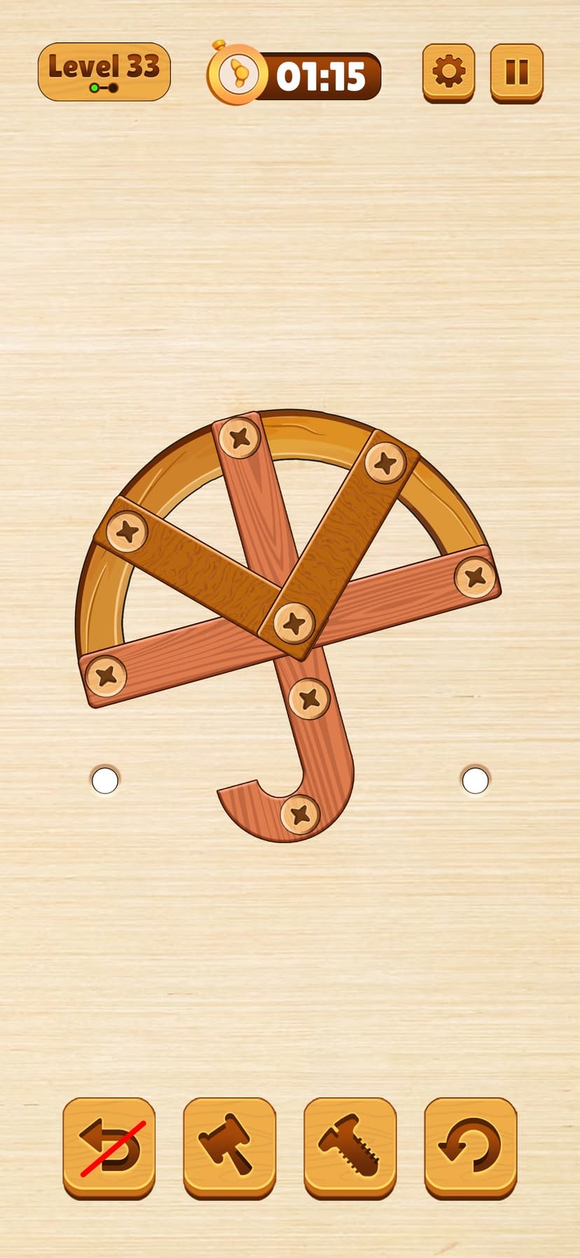 Wood Nuts & Bolt: Screw Puzzle screenshot 3 - screenshot