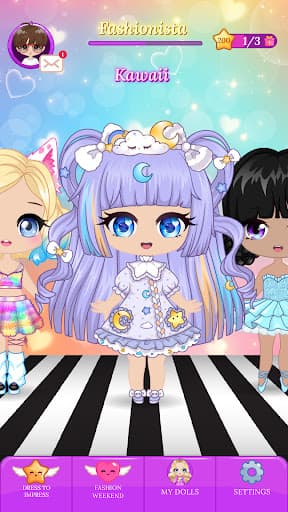 Chibi Dress Up Beauty Salon screenshot 1 - screenshot