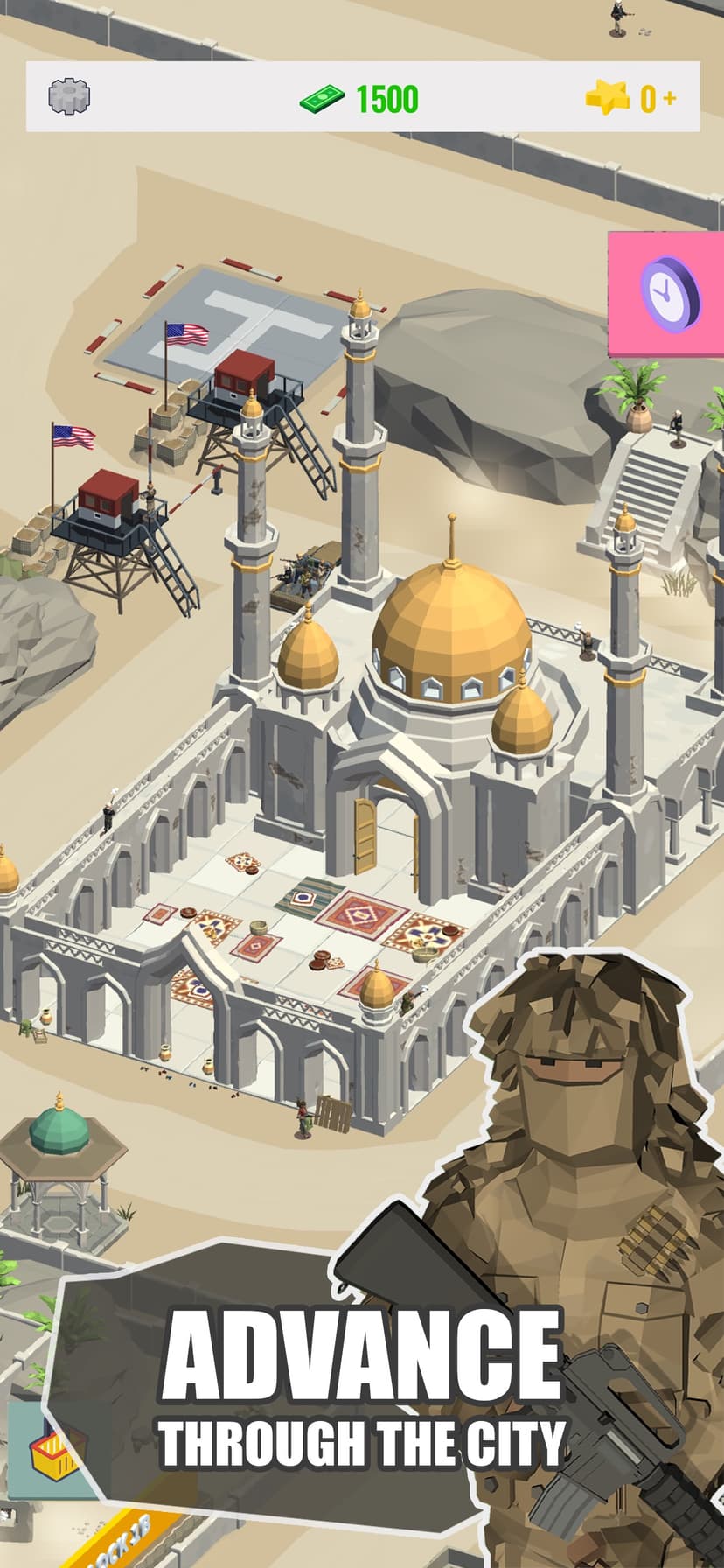 Idle Warzone 3d: Military Game screenshot 4 - screenshot