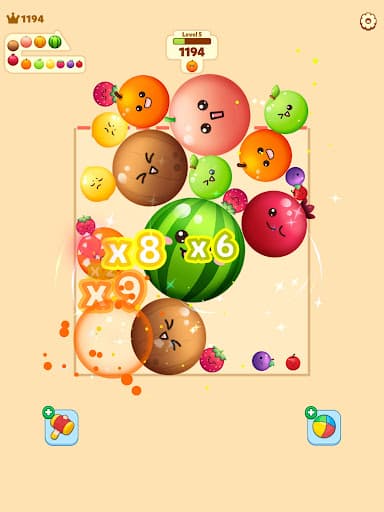 Fruit Merge-Juicy Melon Puzzle screenshot 11 - screenshot