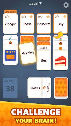 Associate Words: Solitaire screenshot 4 - screenshot