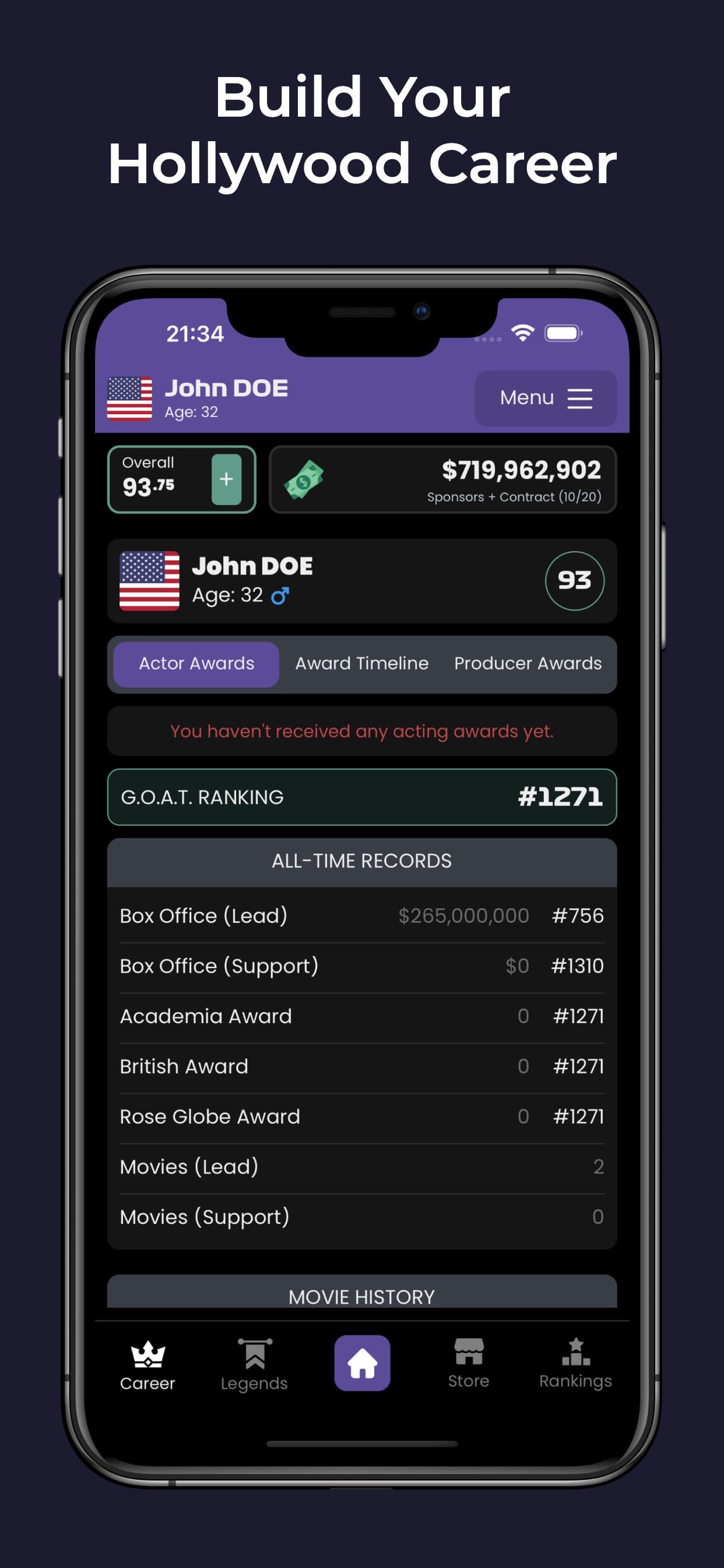 Hollywood Superstar Tycoon screenshot 2 - screenshot