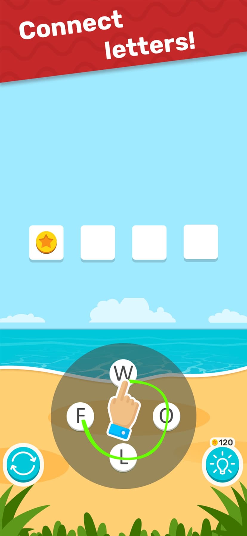 Word Weekend - Connect Letters screenshot 1 - screenshot