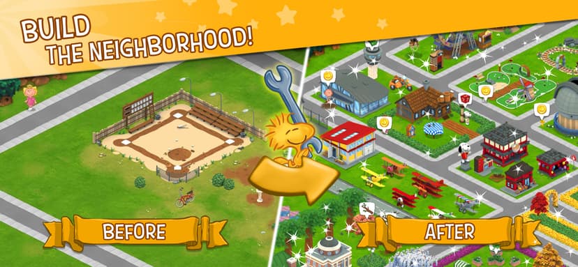 Peanuts: Snoopy Town Tale screenshot 2 - screenshot