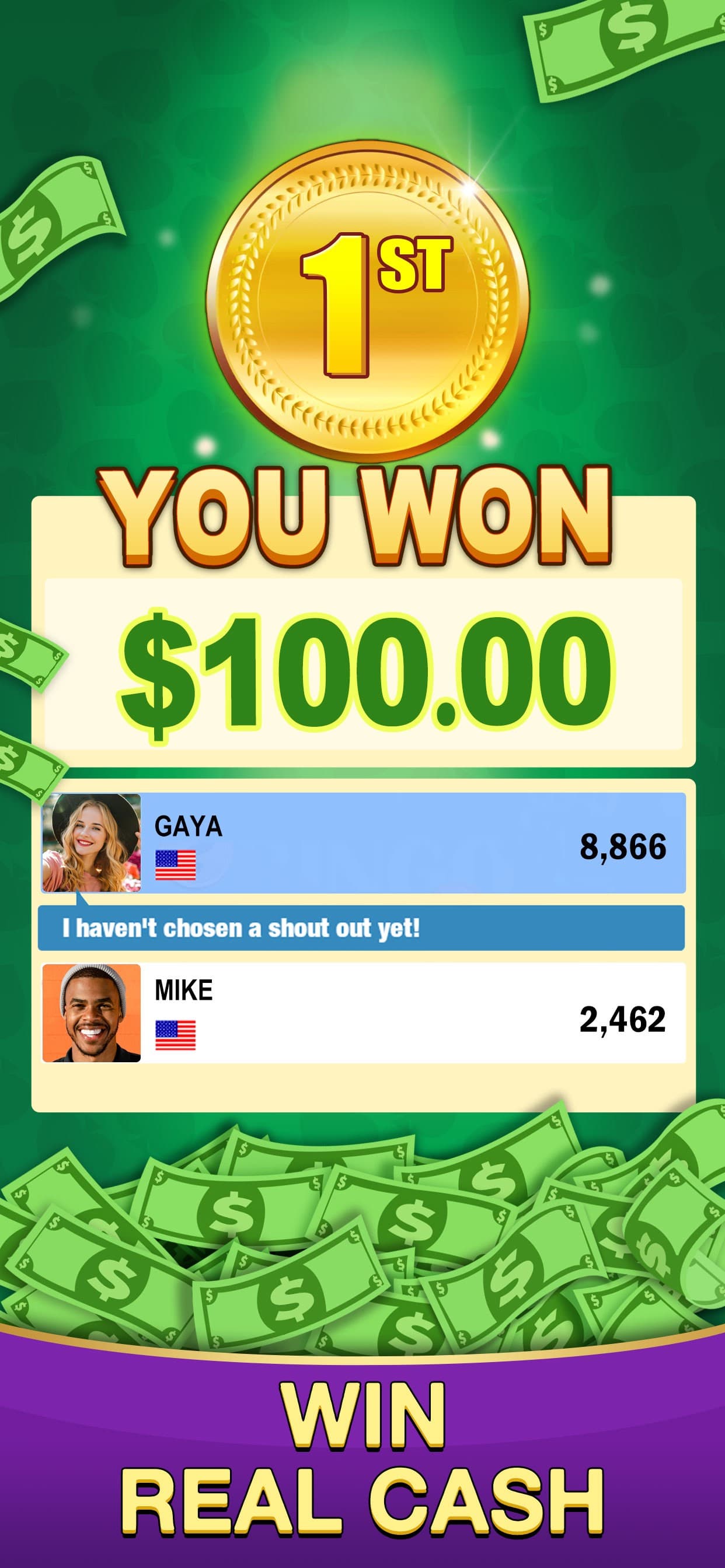 Spades Cash 2: Real Money Game screenshot 3 - screenshot