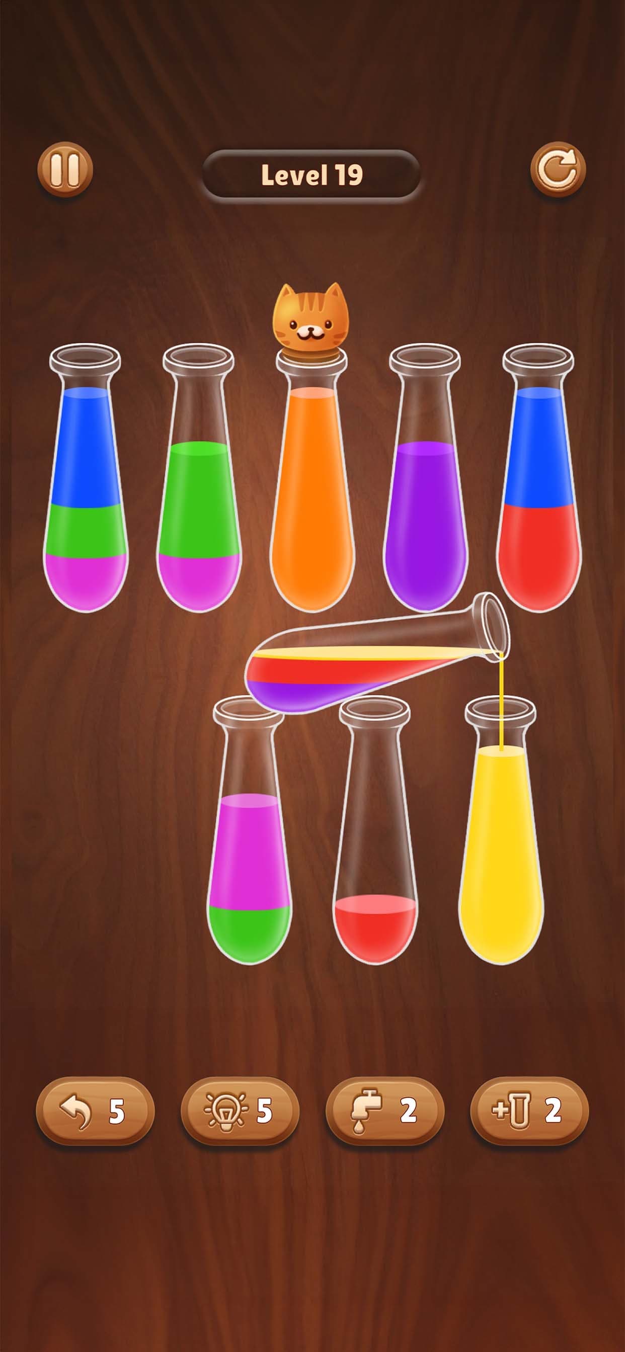Color Water Sort Wooden Puzzle screenshot 8 - screenshot