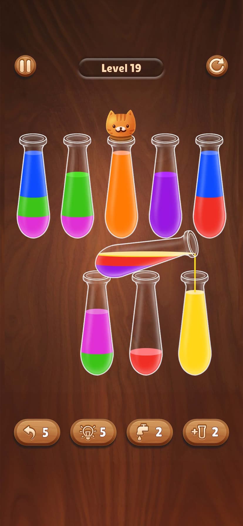 Color Water Sort Wooden Puzzle screenshot 8 - screenshot