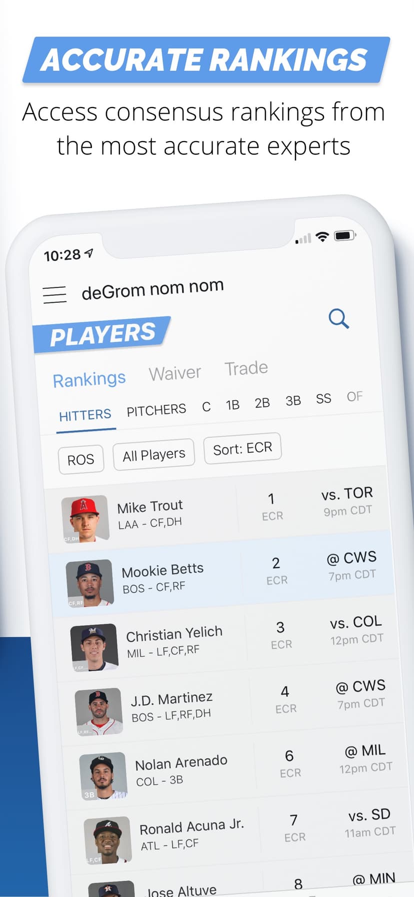 Fantasy Baseball My Playbook screenshot 5 - screenshot
