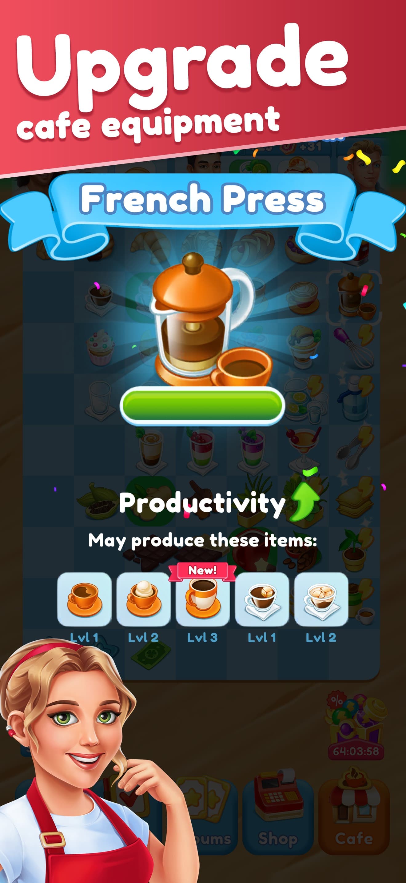 Joy Cafe: Tasty Merge Game screenshot 4 - screenshot