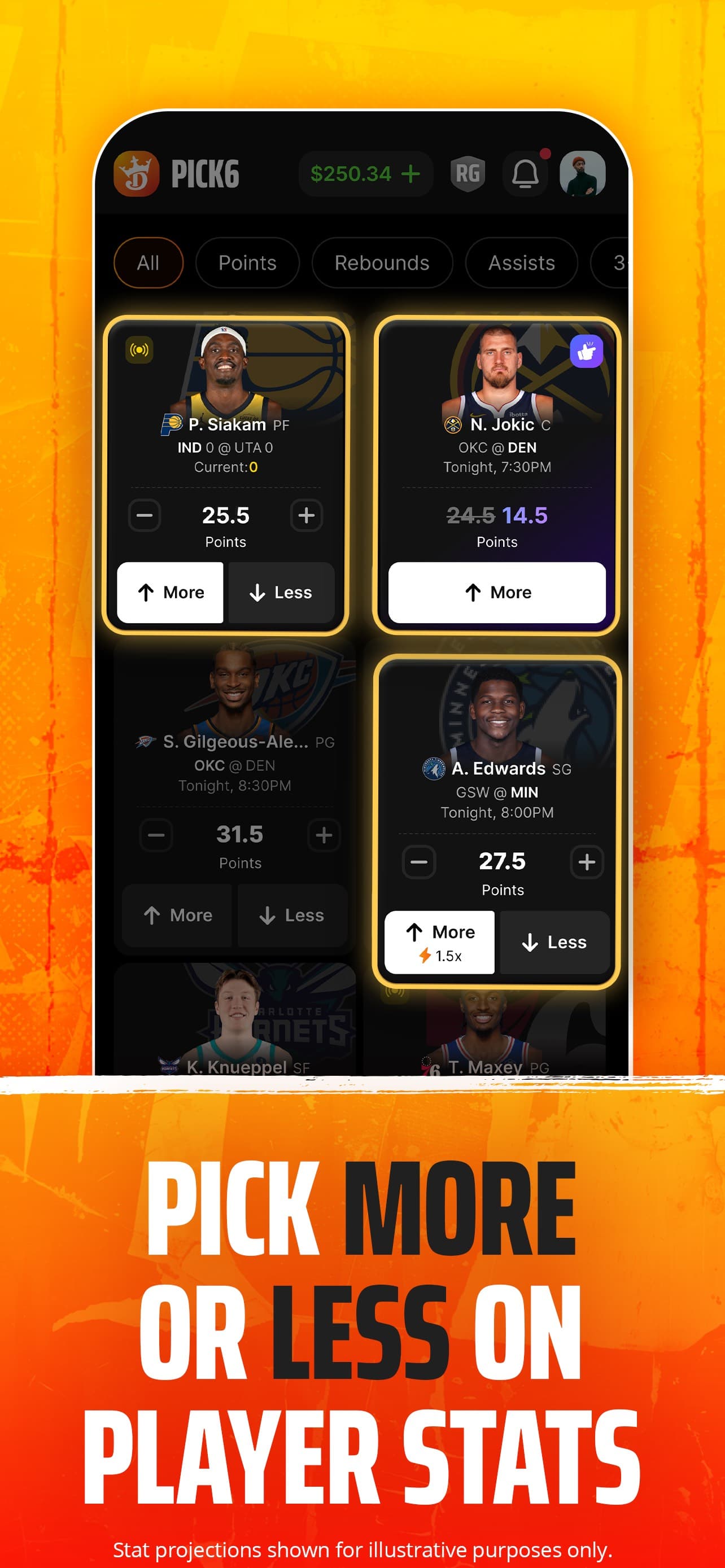 Pick6 DraftKings Sports Picks screenshot 2 - screenshot