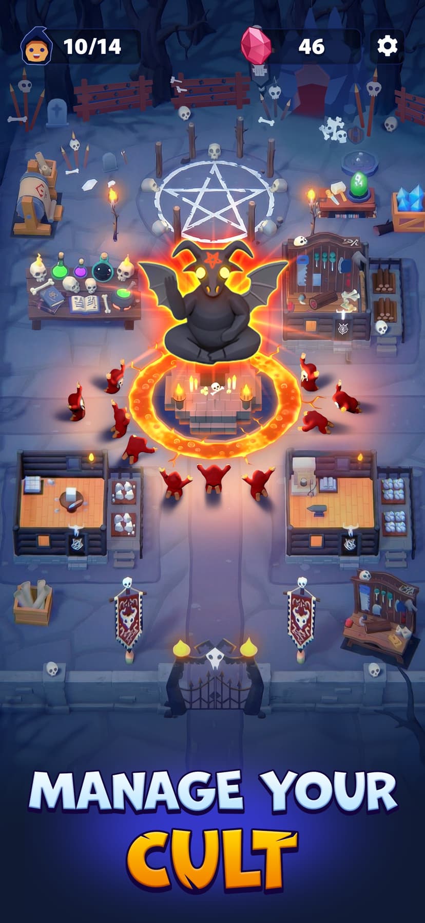 Idle Cult Empire - Evil Tycoon screenshot 1 - screenshot