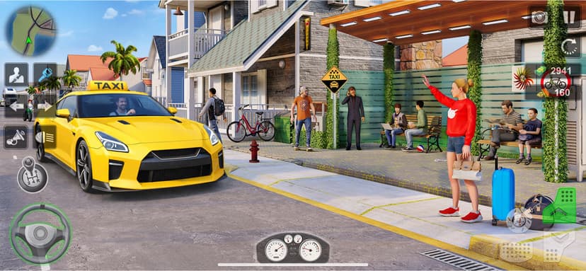 Radio Taxi Driving Game 2021 screenshot 5 - screenshot