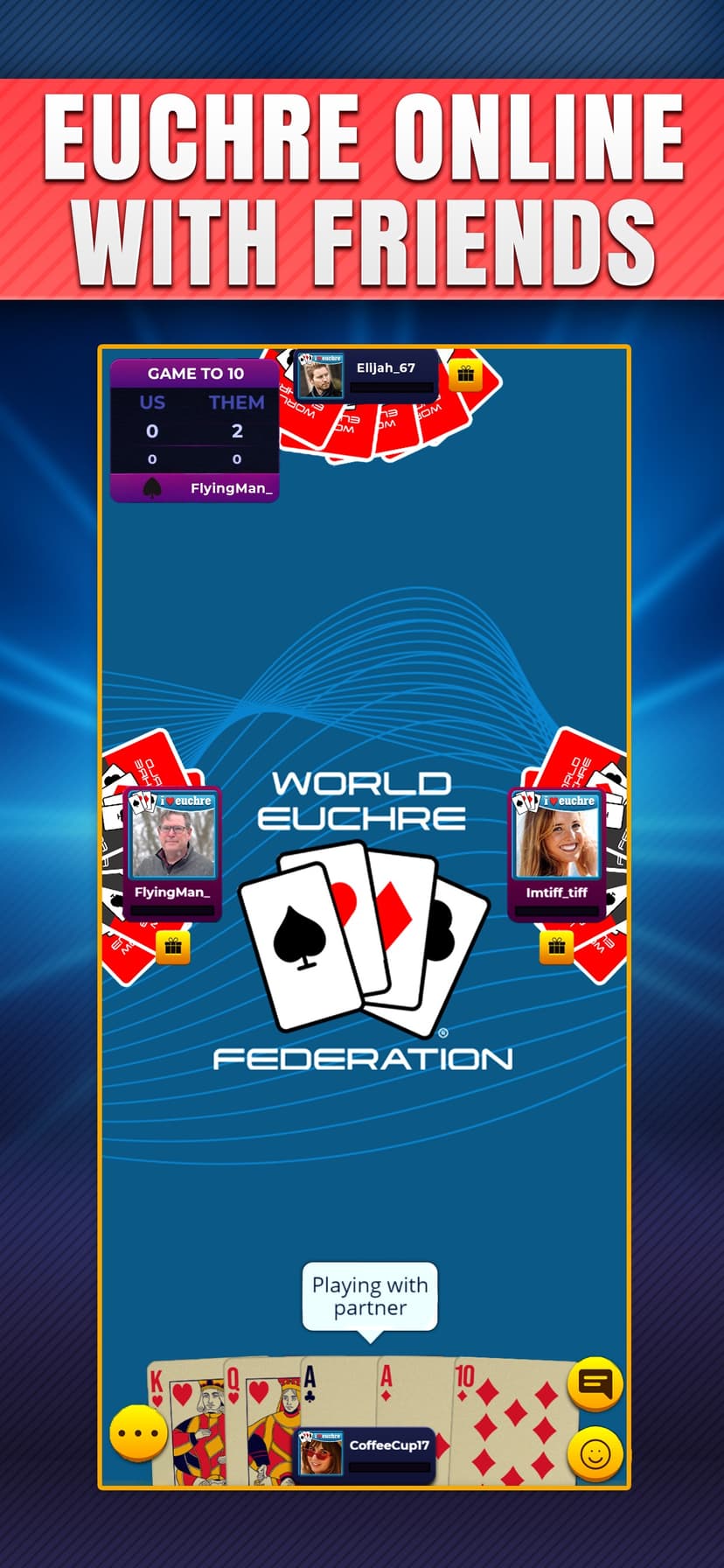 Euchre.com - Euchre Online screenshot 2 - screenshot