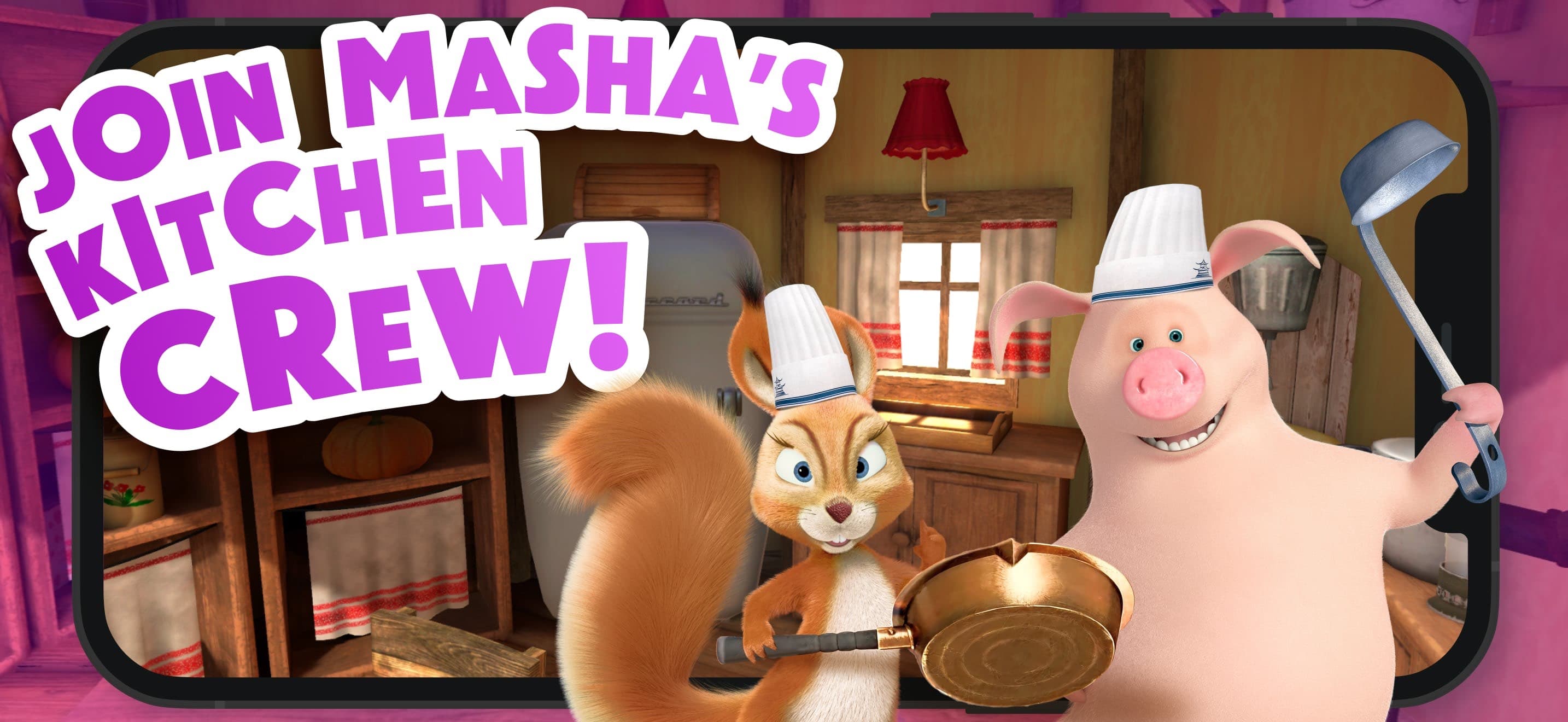 Masha and the Bear: Cook food screenshot 8 - screenshot