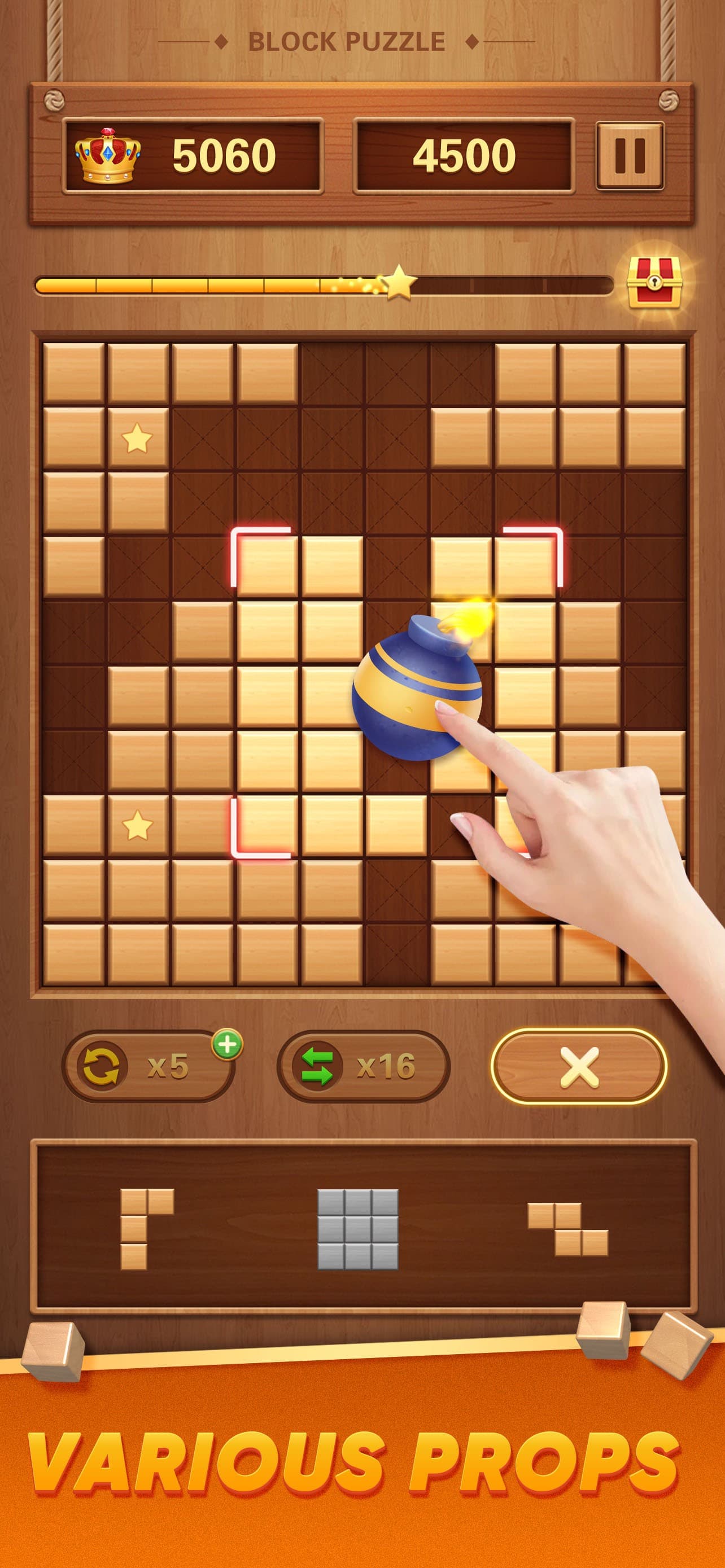 Block Puzzle Wood Blast screenshot 4 - screenshot