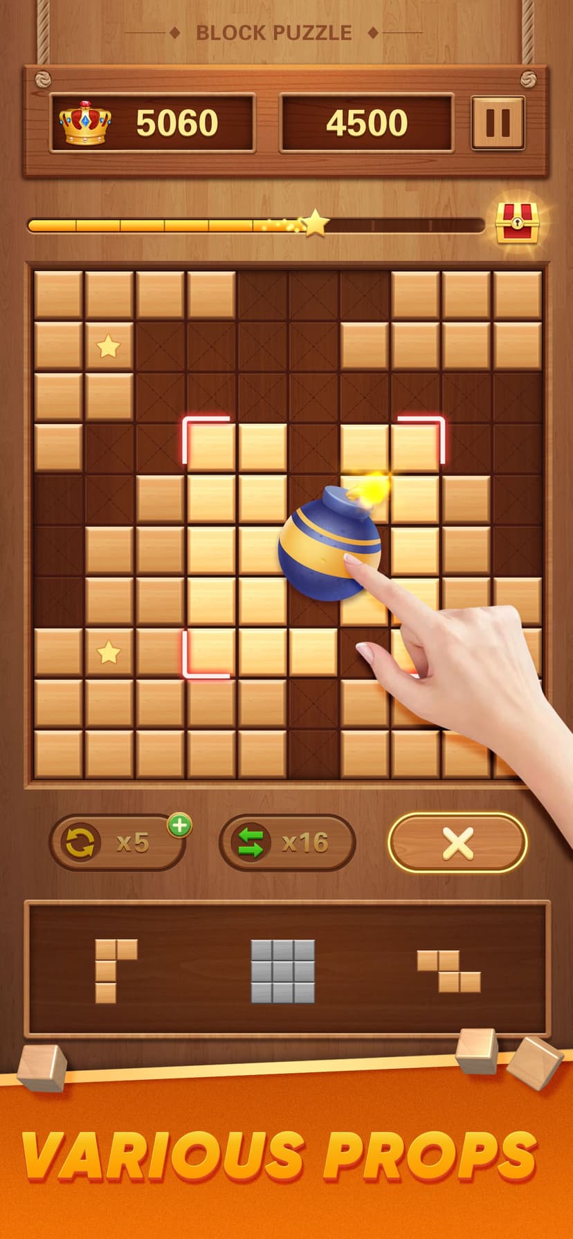 Block Puzzle Wood Blast screenshot 4 - screenshot