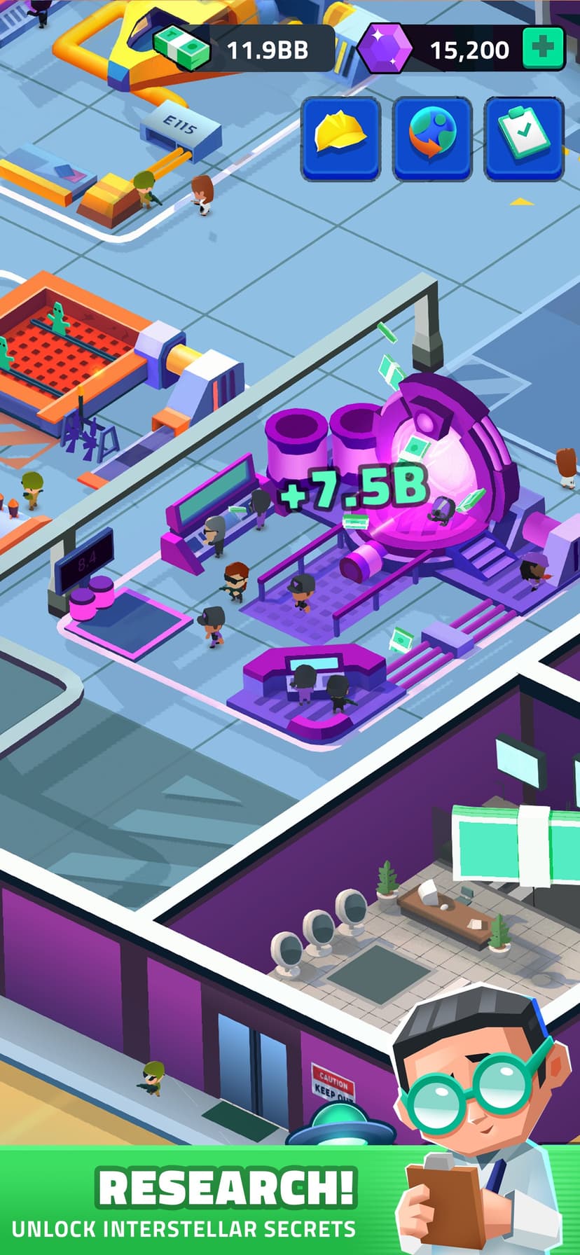Idle Area 51 screenshot 2 - screenshot