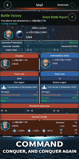 Galaxy at War:nebula overlords screenshot 4 - screenshot