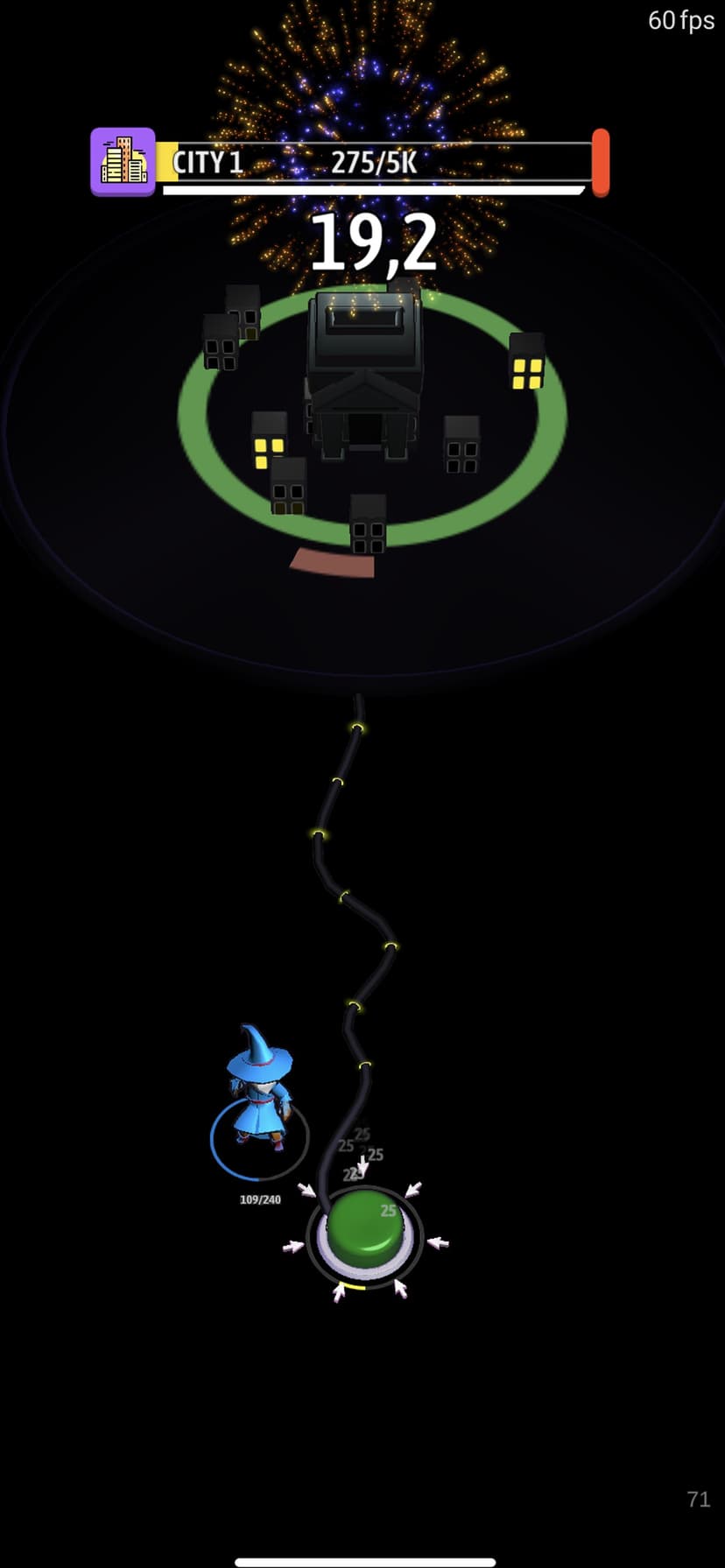 Green button: Idle clicker screenshot 2 - screenshot