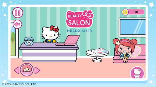 Hello Kitty: Beauty Salon screenshot 1 - screenshot